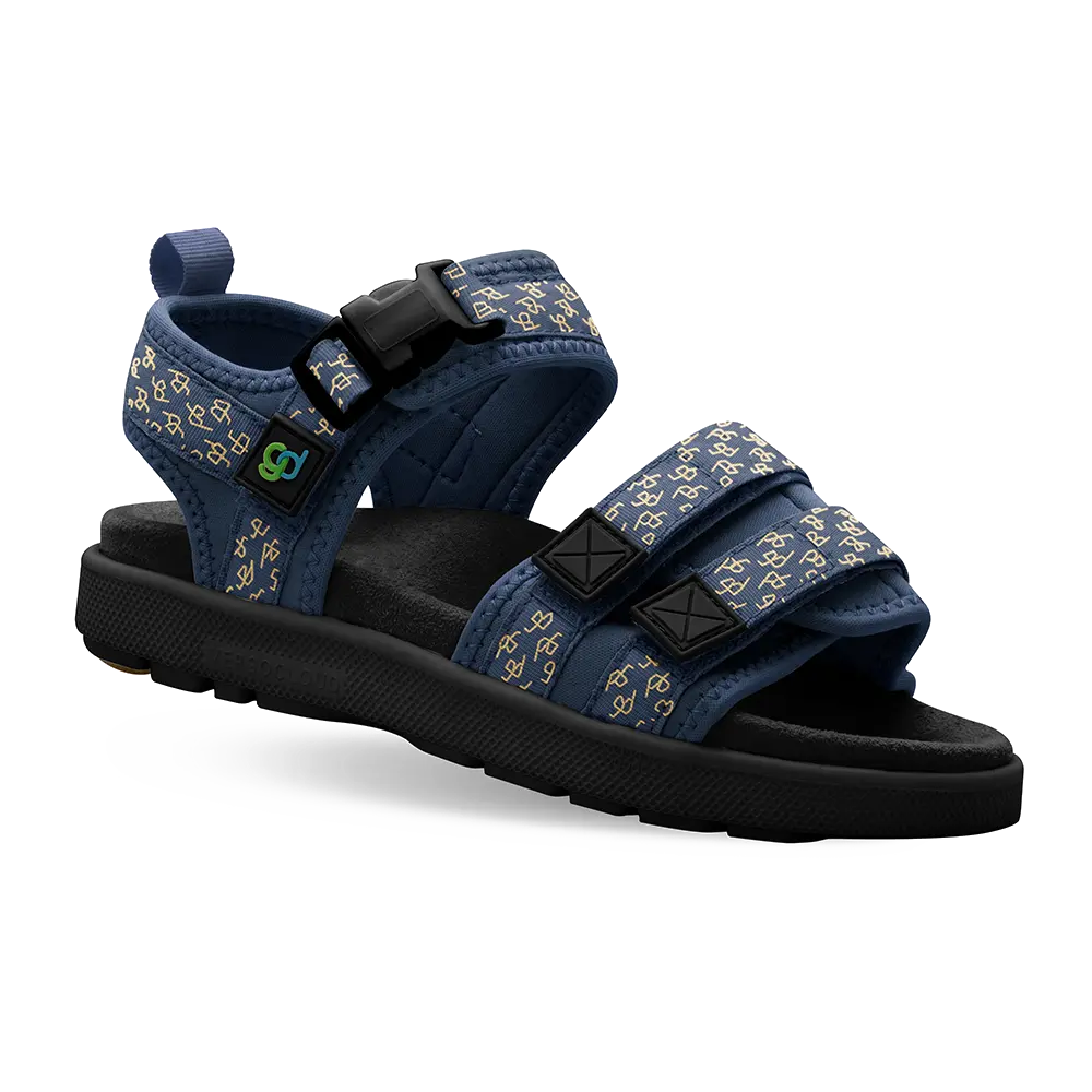 Gravity Defyer Re-Defy Men's Cafe Sandals Blue Yellow - YB8165U
