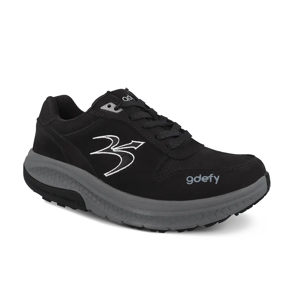 Gravity Defyer Re-Defy Men's Orion Athletic Shoes Black Gray - YB9023MLG