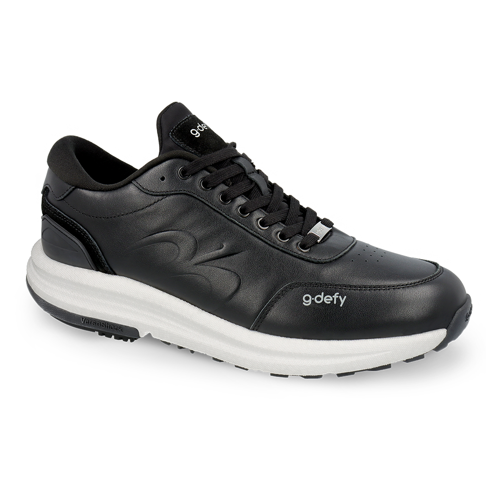 Gravity Defyer Re-Defy Women's Starglide Leather Casual Black - YB9057FLW