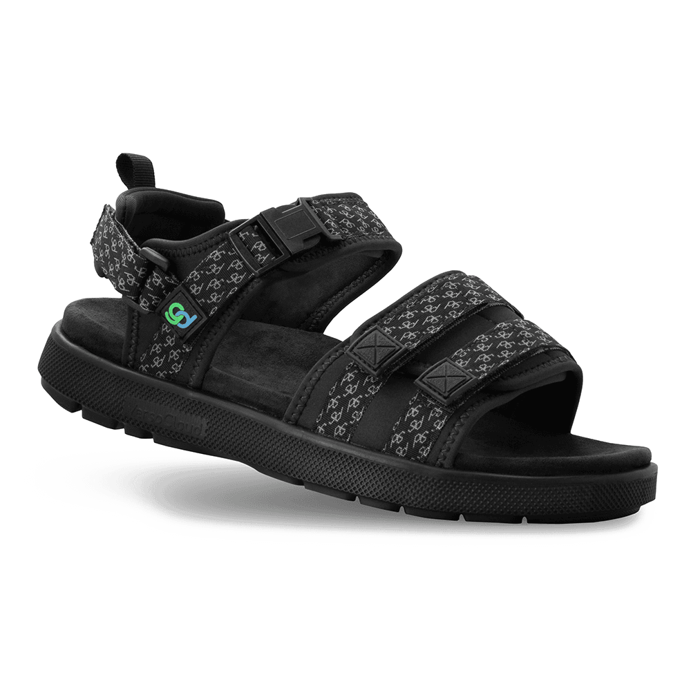 Gravity Defyer Re-Defy Women's Cafe Sandals Black - YB7214FL