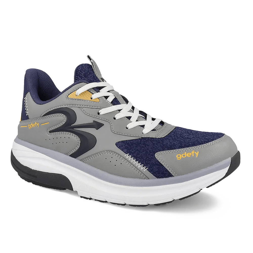 Gravity Defyer Re-Defy Men's Energiya Athletic Shoes Gray Purple - YB9037MGP