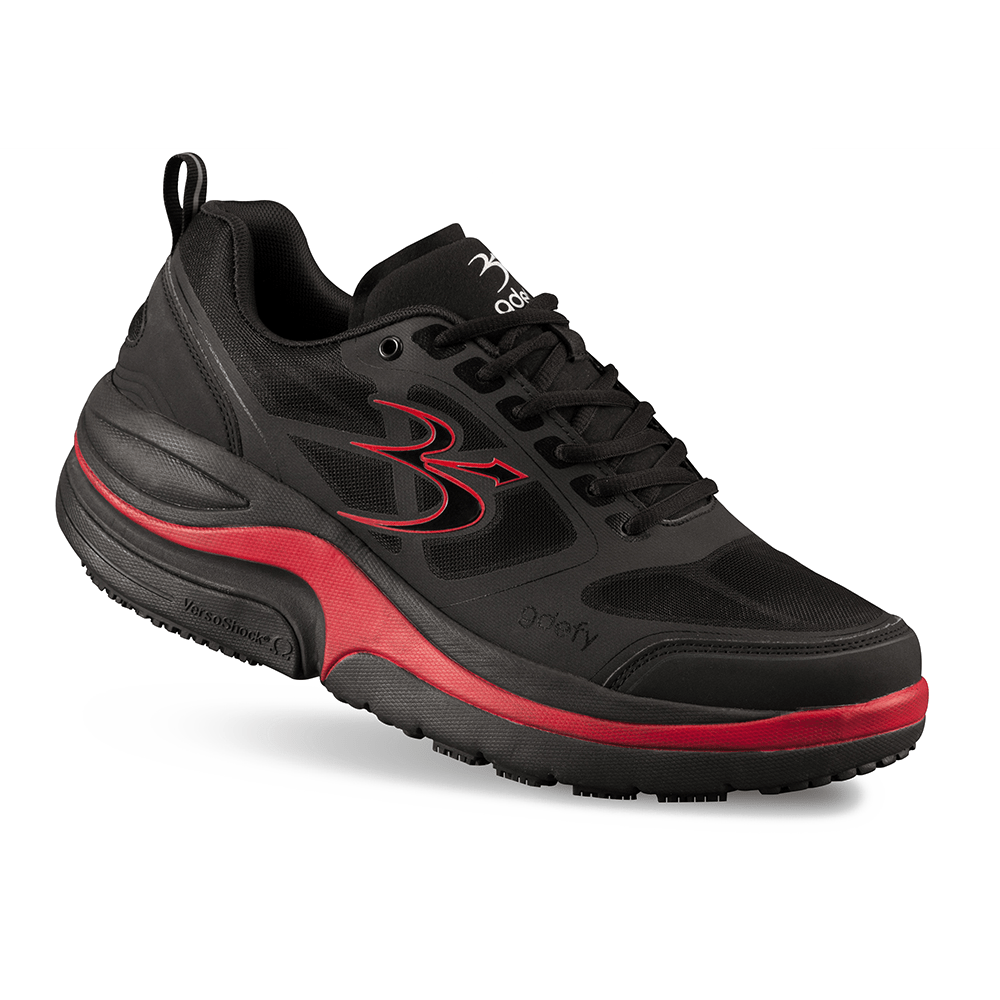 Gravity Defyer Re-Defy Men's Ion Athletic Shoes Black Red - YB9022MBR