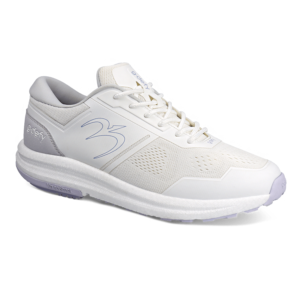 Gravity Defyer Re-Defy Women's Mightyrun Athletic Shoes White Purple - YB9052FUP