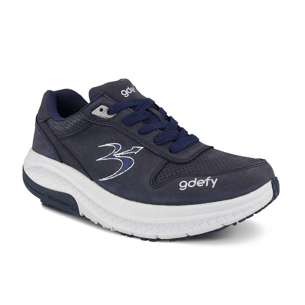 Gravity Defyer Re-Defy Men's Orion Athletic Shoes Navy White - YB9023MWU