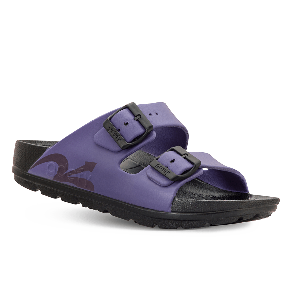 Gravity Defyer Re-Defy Women's Upbov Sandals Black Purple - YB7215FPU