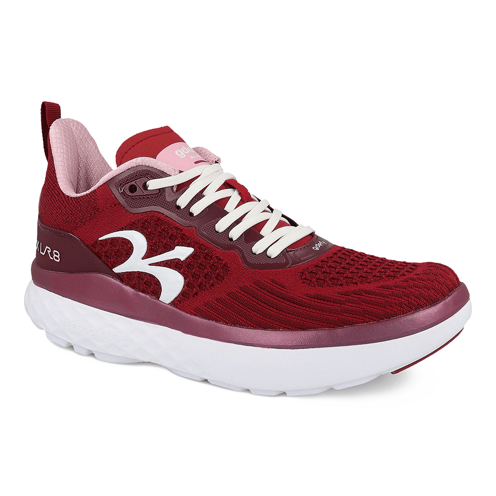 Gravity Defyer Re-Defy Women's XLR8 Athletic Shoes Burgundy Pink - YB9034FUP