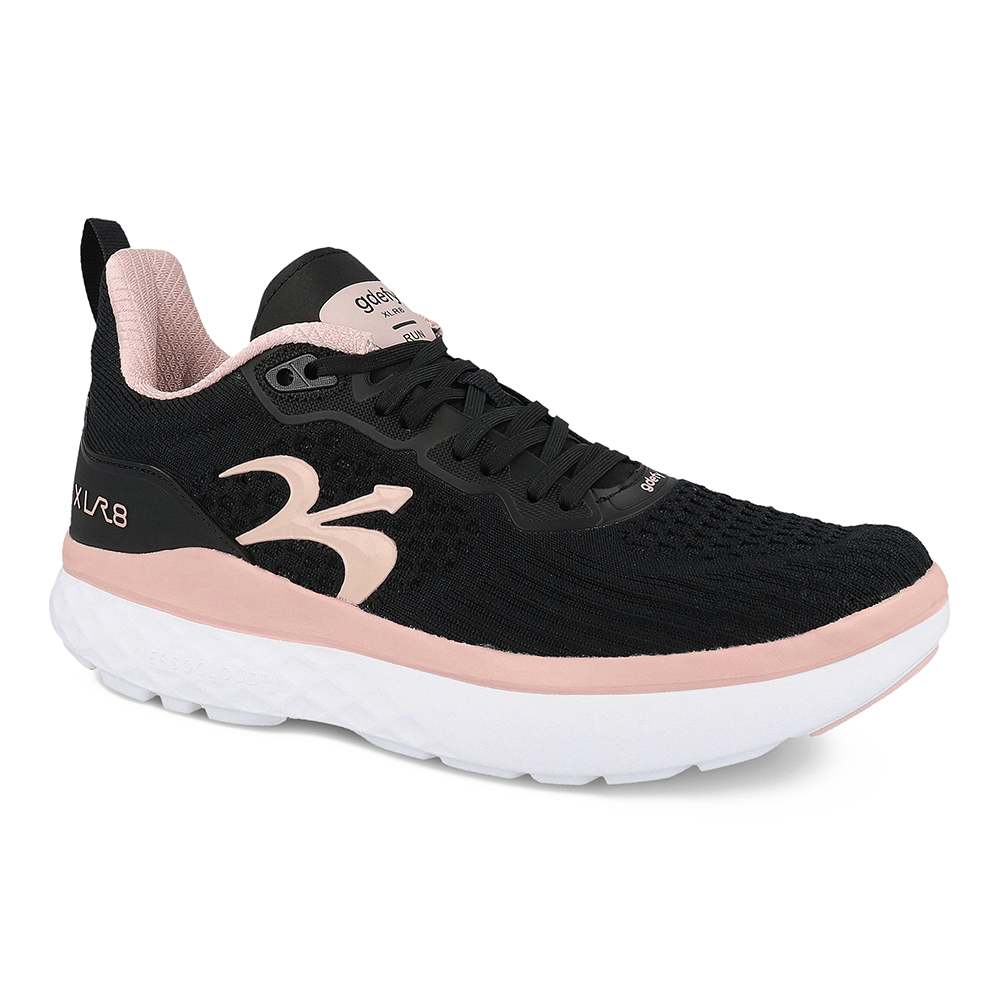 Gravity Defyer Re-Defy Women's XLR8 Athletic Shoes Black Pink - YB9034FBP