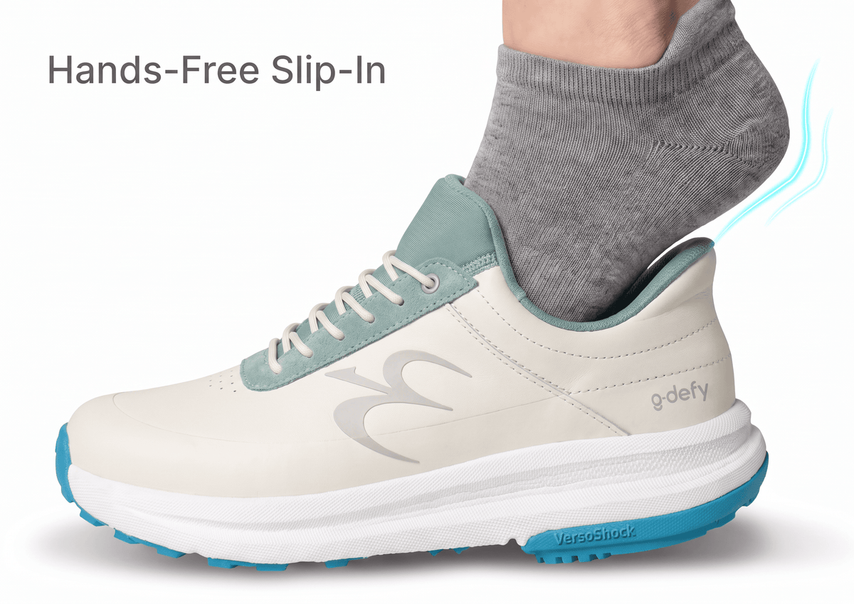 Gravity Defyer Women Aqua QuantumWalk Slip-In Zero Hands