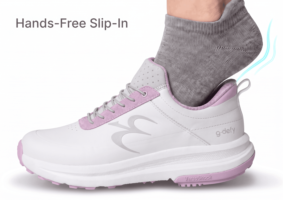 Gravity Defyer Women Light Pink QuantumWalk Slip-In Zero Hands