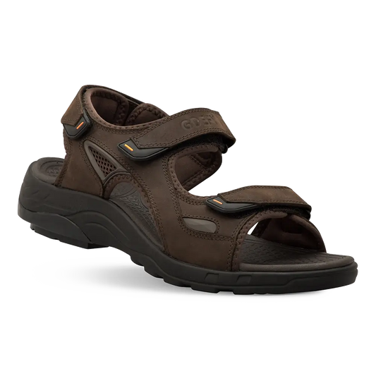 Gravity Defyer Re-Defy Men's Outpost Sandals Dark Brown - YB8161DB