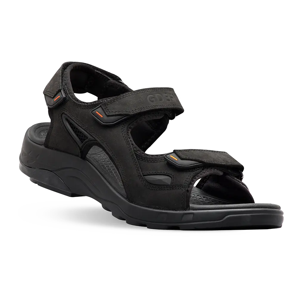 Gravity Defyer Re-Defy Men's Outpost Sandal Black - YB8161L