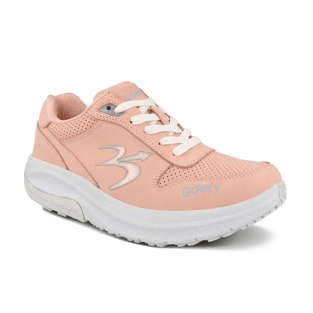 Gravity Defyer Women Women’s Orion White & Pink Support Shoes