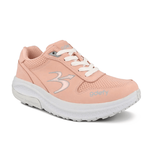 Gravity Defyer Women Women’s Orion White & Pink Support Shoes