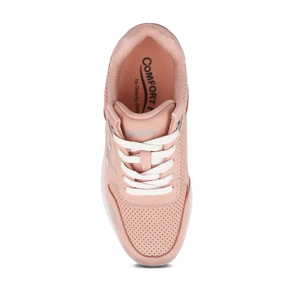Gravity Defyer Women Women’s Orion White & Pink Support Shoes