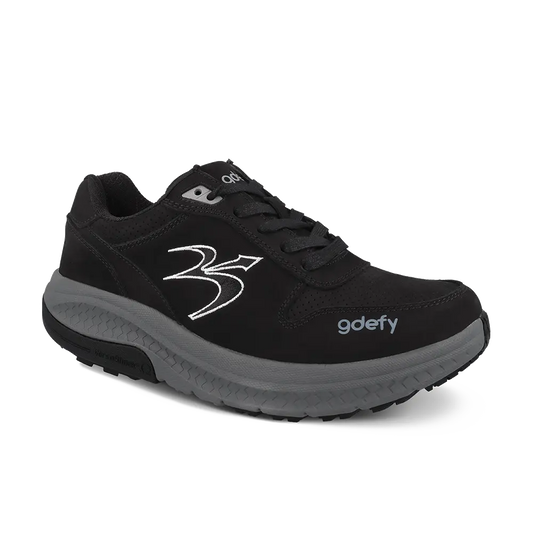 Gravity Defyer Re-Defy Men's Orion Athletic Shoes Black Gray - YB9023MLG