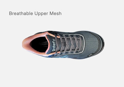 Gravity Defyer Women MightyWalk Gray Salmon Slip On