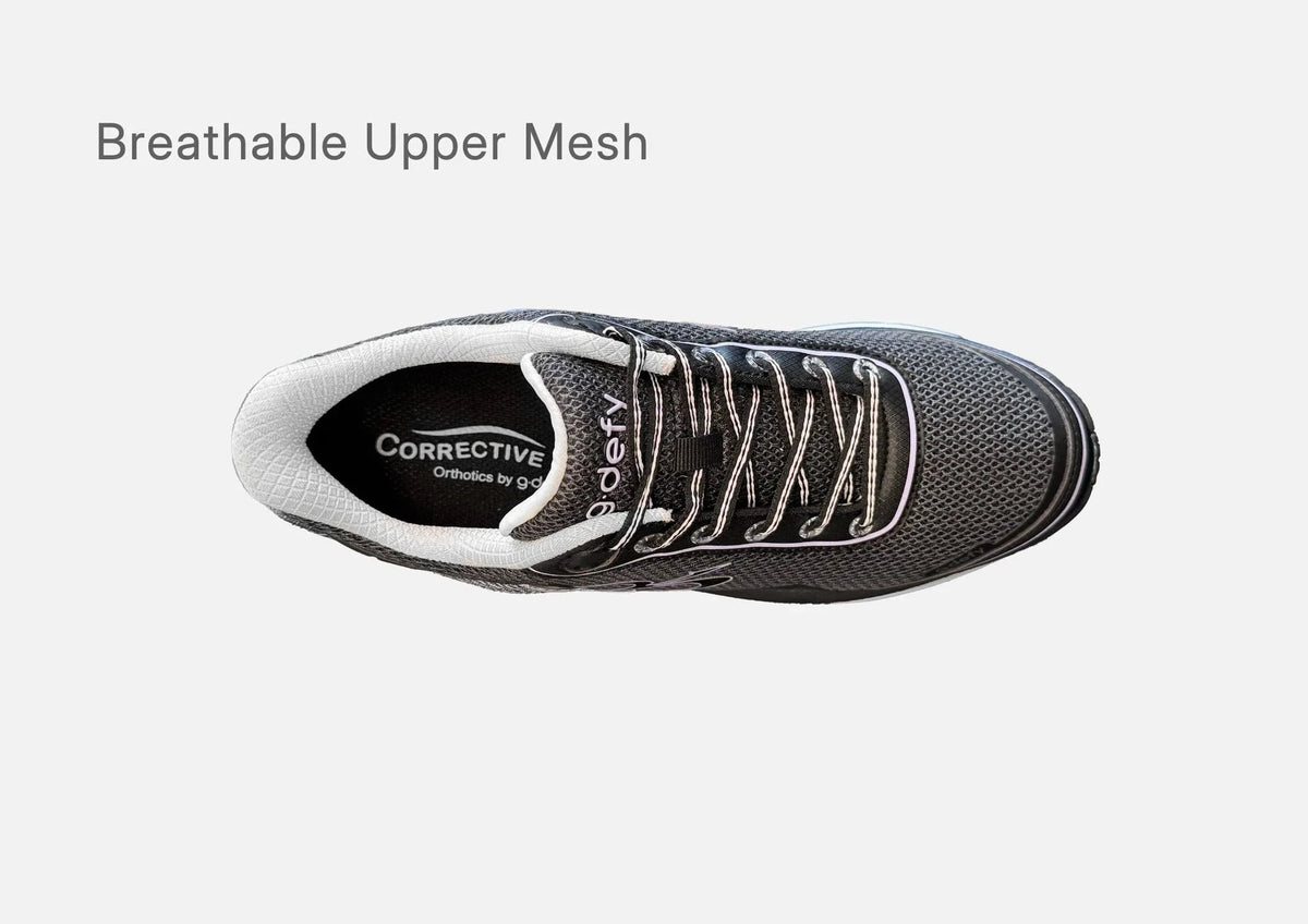 Gravity Defyer Women MightyWalk Black Purple Slip On