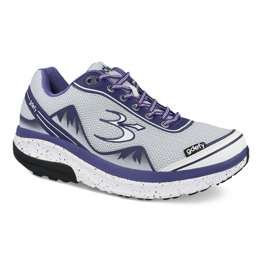 Gravity Defyer Re-Defy Women's Mightywalk Athletic Shoes White Purple - YB9024FWP
