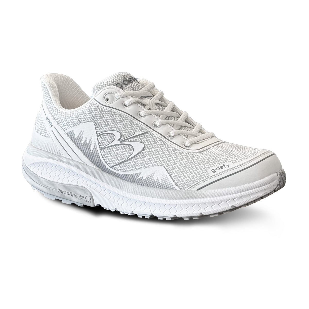 Gravity Defyer Women MightyWalk White Silver Slip On