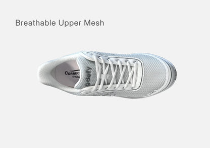Gravity Defyer Women MightyWalk White Silver Slip On