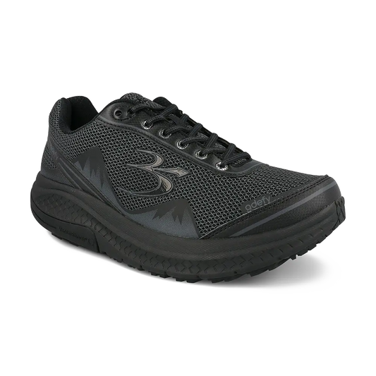 Gravity Defyer Re-Defy Men's Mighty Walk Atheltic Shoe Black Gray - YB9024MBB