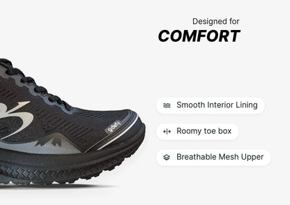 Gravity Defyer Men MightyWalk Black Slip On