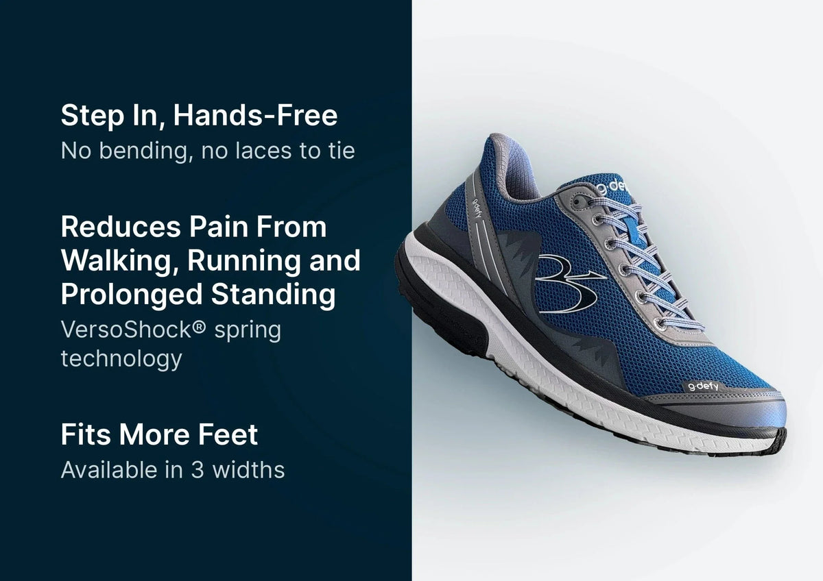 Gravity Defyer Men MightyWalk Navy Slip On