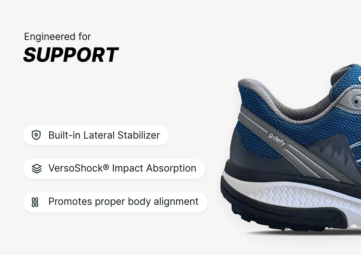 Gravity Defyer Men MightyWalk Navy Slip On