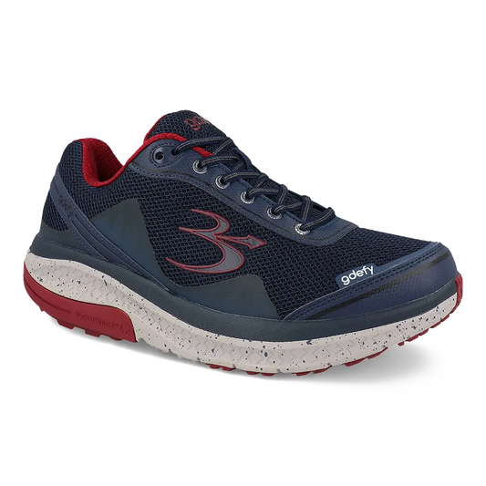 Gravity Defyer Re-Defy Men's Mightywalk Athletic Shoes Blue Red - YB9024MUR