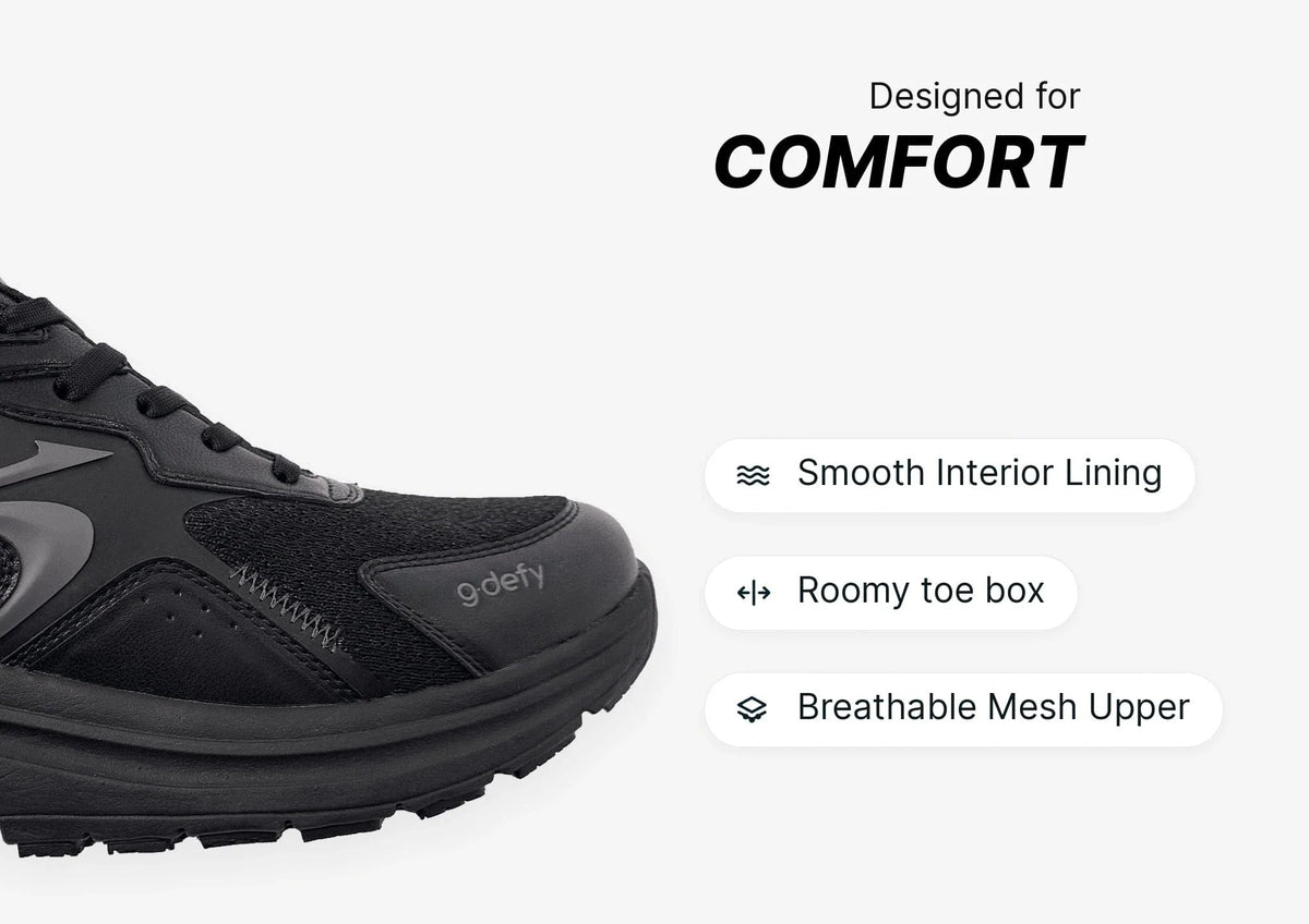 Gravity Defyer Women Energiya Black Slip On