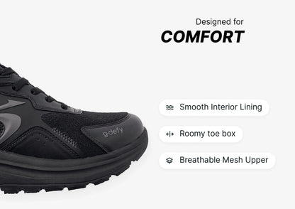 Gravity Defyer Women Energiya Black Slip On