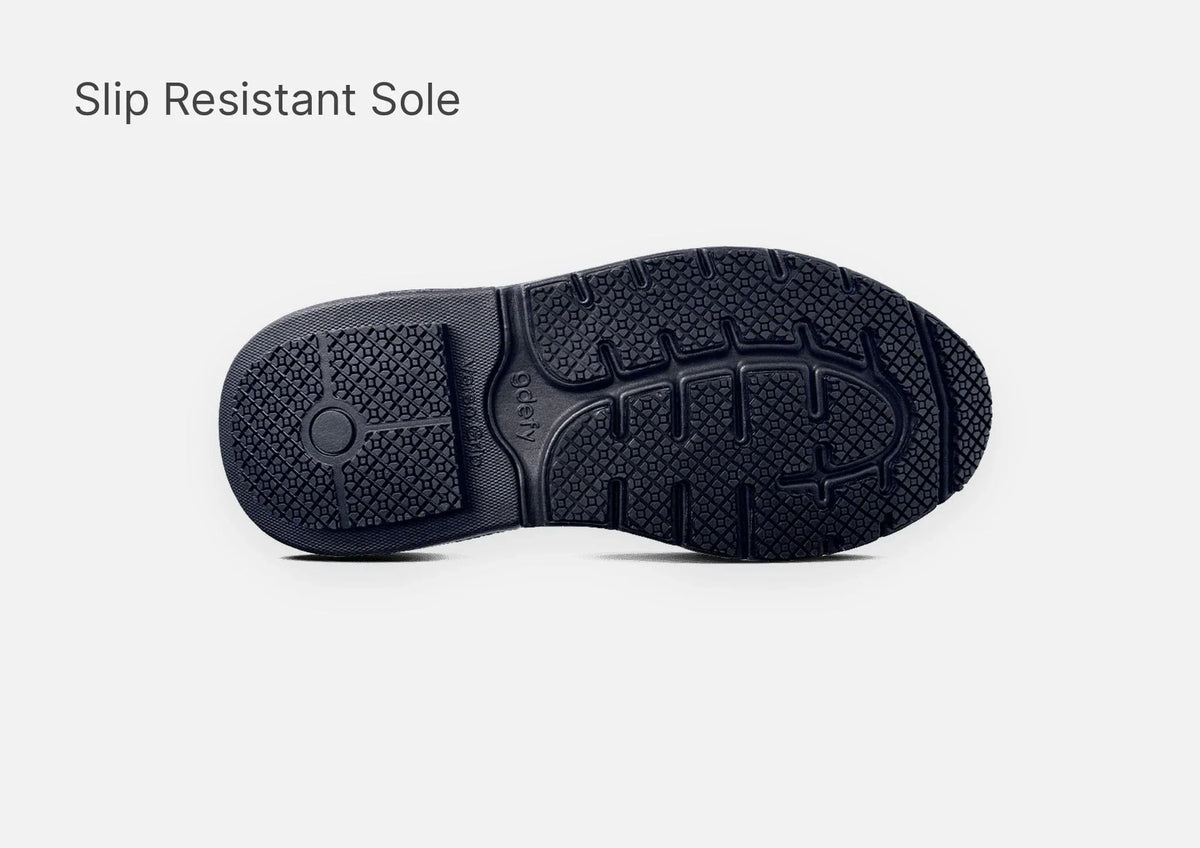 Gravity Defyer Women Energiya Black Slip Resistant Slip On