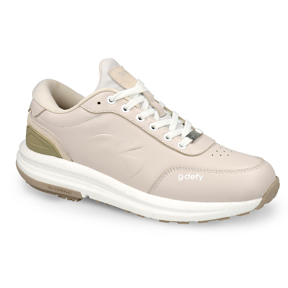 Gravity Defyer Re-Defy Women's Starglide Leather Casual Beige - YB9057FBR