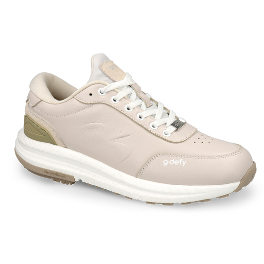 Gravity Defyer Re-Defy Women's Starglide Leather Casual Beige - YB9057FBR