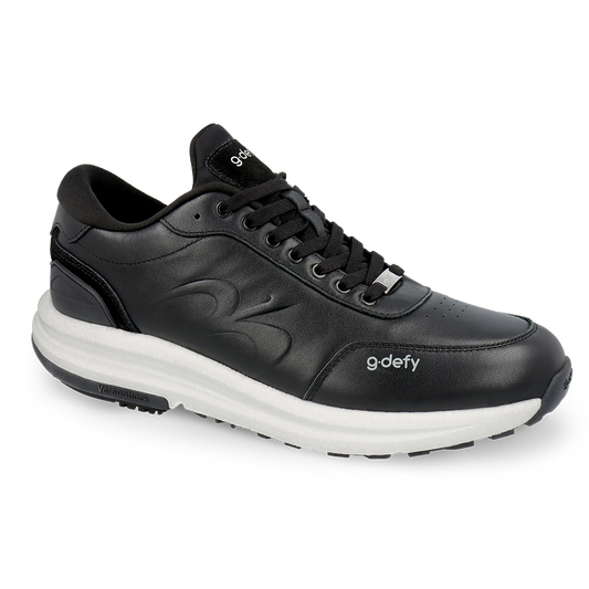 Gravity Defyer Re-Defy Women's Starglide Leather Casual Black - YB9057FLW
