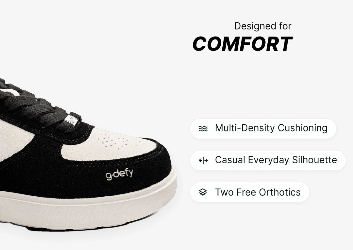 Gravity Defyer Women LumeWalk Black Suede Slip On