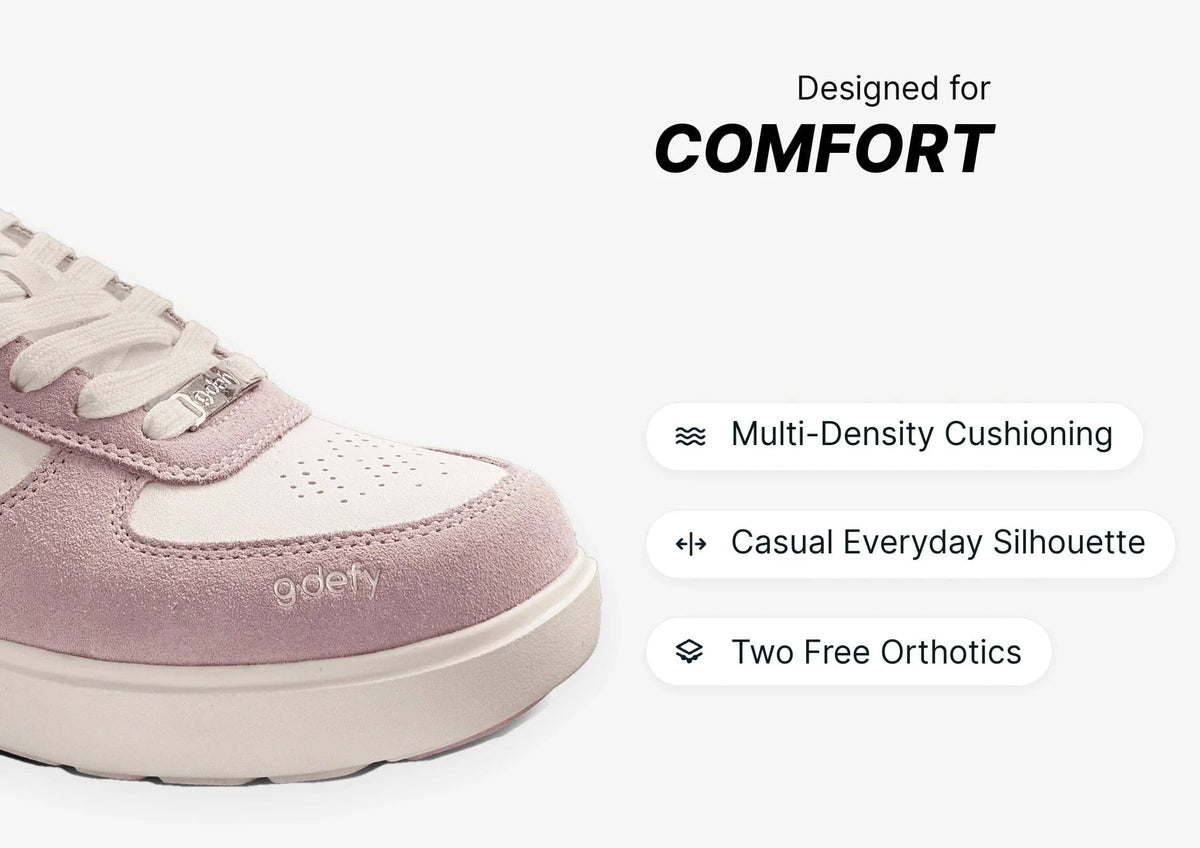 Gravity Defyer Women LumeWalk Pink Suede Slip On