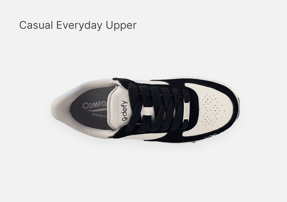 Gravity Defyer Men LumeWalk Black Suede Slip On
