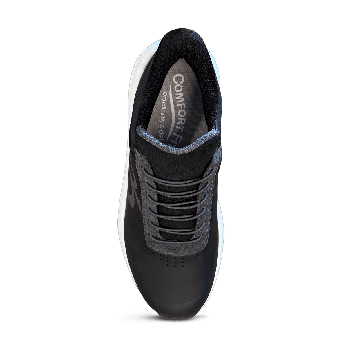 Gravity Defyer Women Black and White QuantumWalk Slip-In Zero Hands