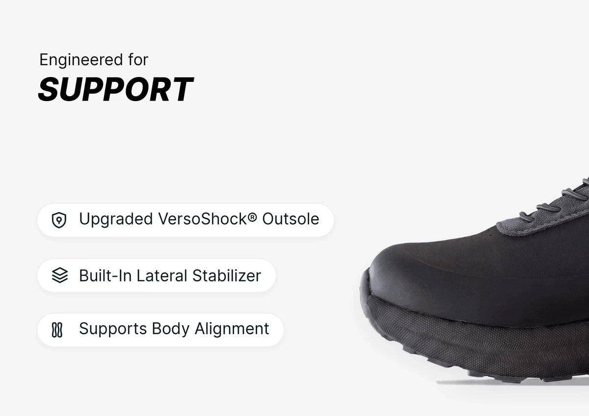 Gravity Defyer Women All Black QuantumWalk Slip-In Zero Hands