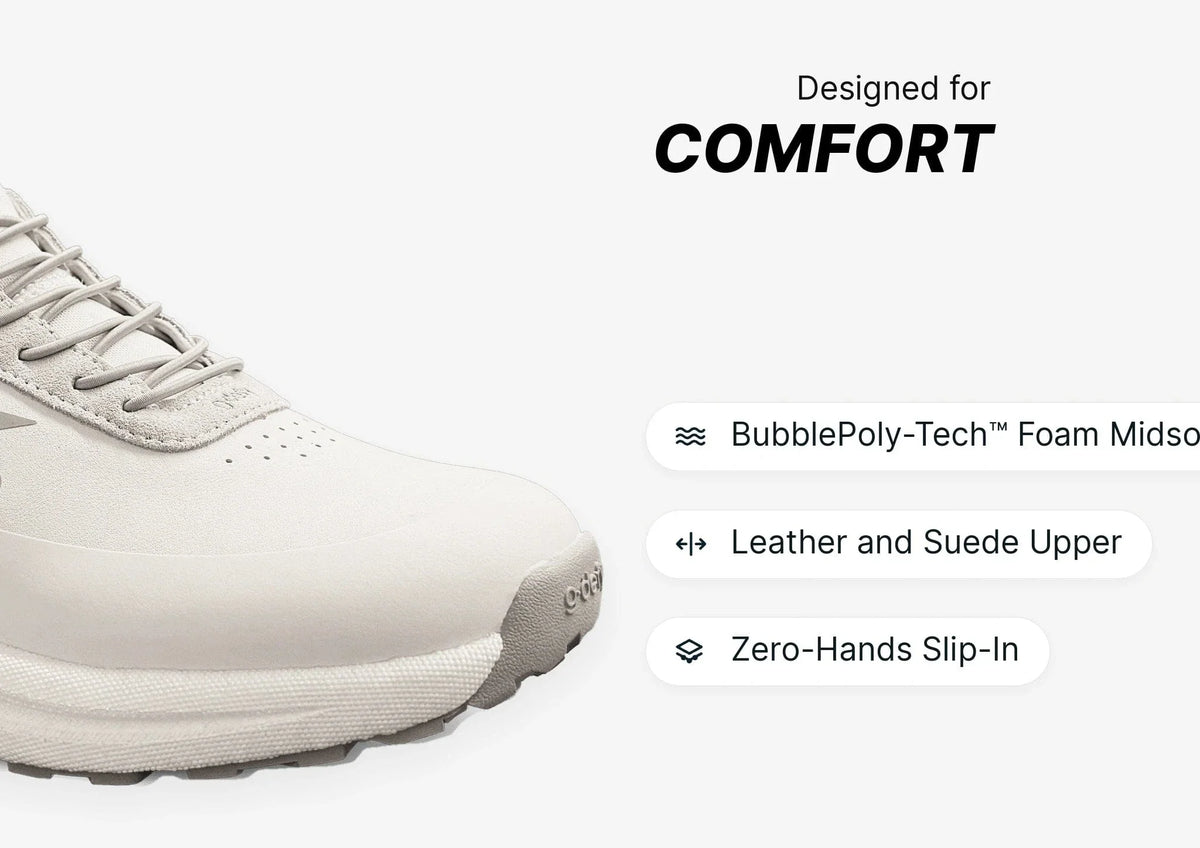 Gravity Defyer Women White QuantumWalk Slip-In Zero Hands