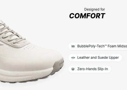Gravity Defyer Women White QuantumWalk Slip-In Zero Hands