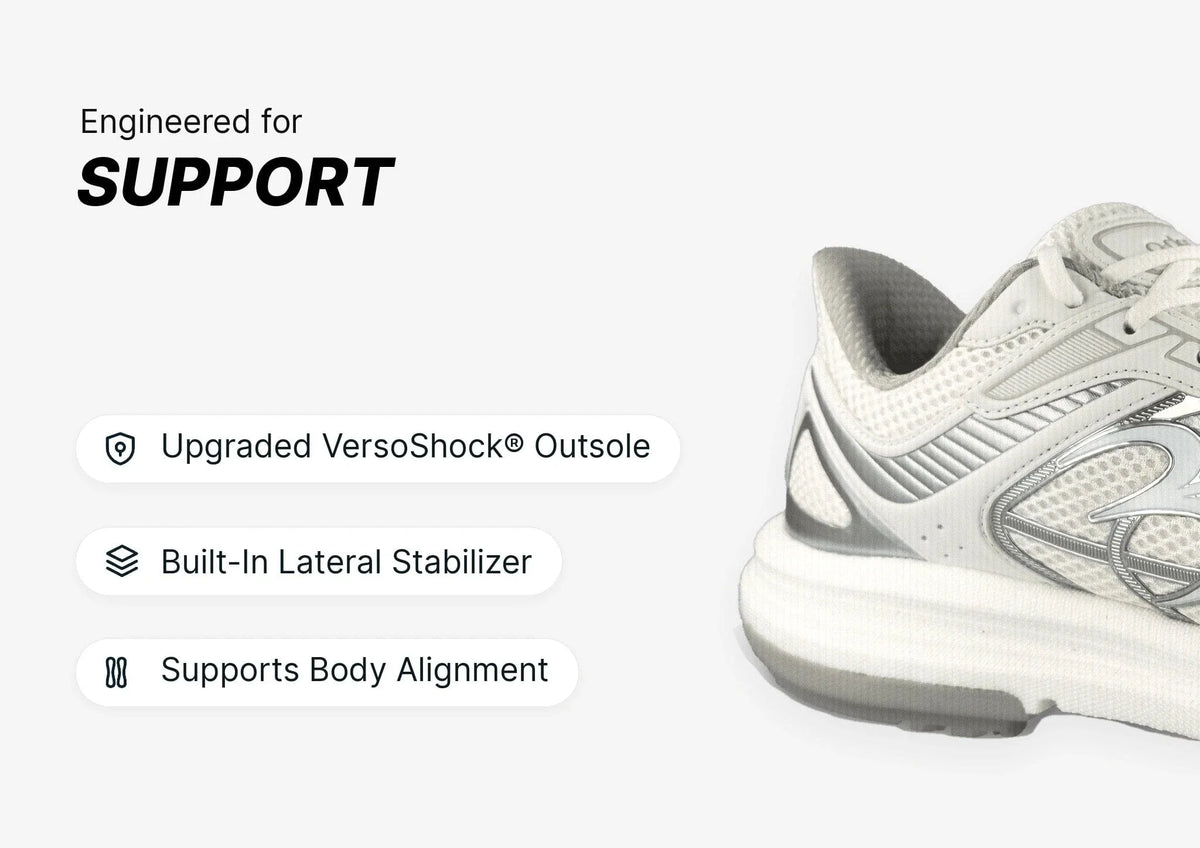 Gravity Defyer Women White SuperWalk 2.0 Slip-In Zero Hands