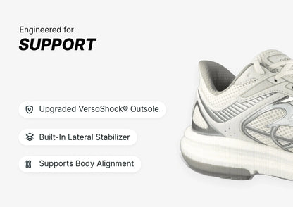 Gravity Defyer Women White SuperWalk 2.0 Slip-In Zero Hands