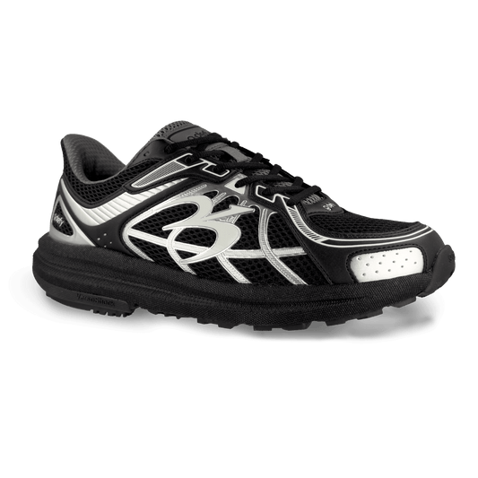 Gravity Defyer Men Black & Silver SuperWalk 2.0 Slip-In Zero Hands