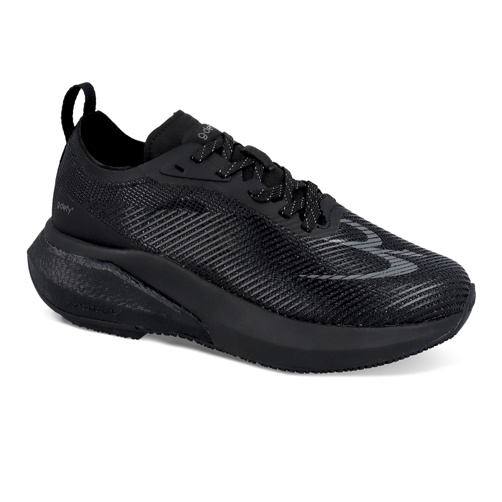 Gravity Defyer Re-Defy Men's Astrorun Slip Resistant Athletic Shoes Black - YB9051MSR