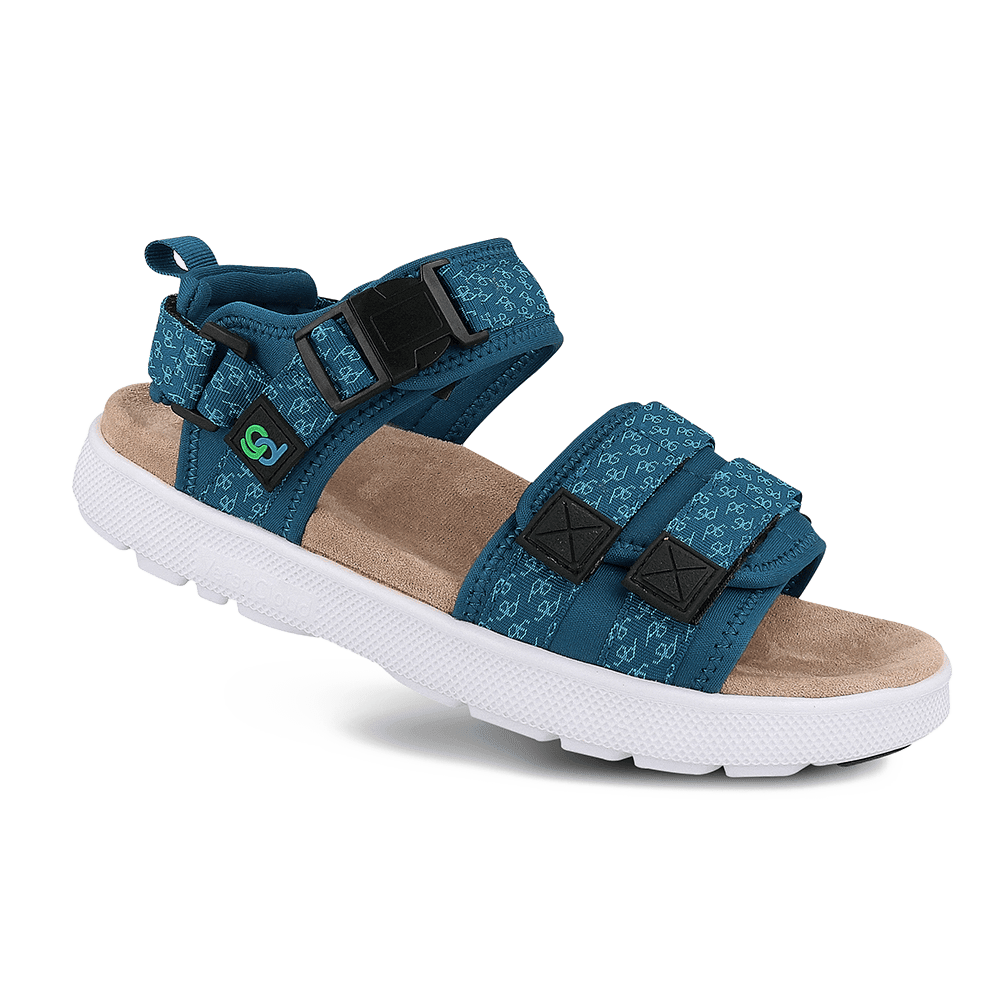 Gravity Defyer Re-Defy Women's Cafe Sandals Blue White - YB7214FU