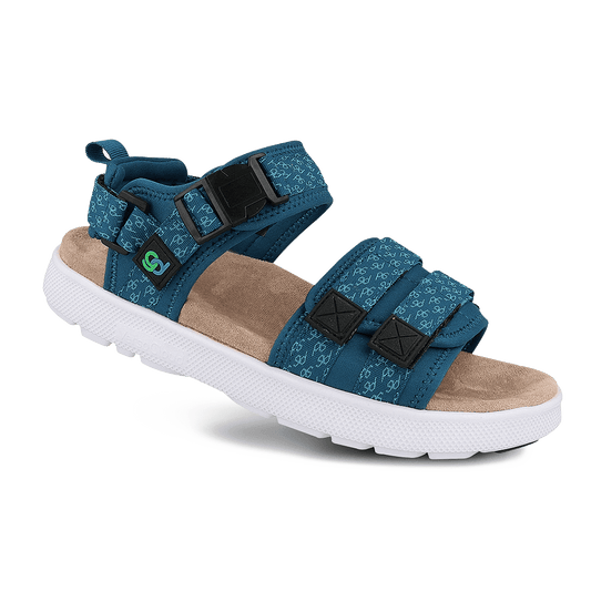 Gravity Defyer Re-Defy Women's Cafe Sandals Blue White - YB7214FU