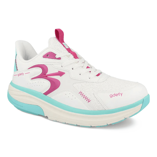 Gravity Defyer Re-Defy Women's Energiya Athletic Shoes White Pink - YB9037FWP