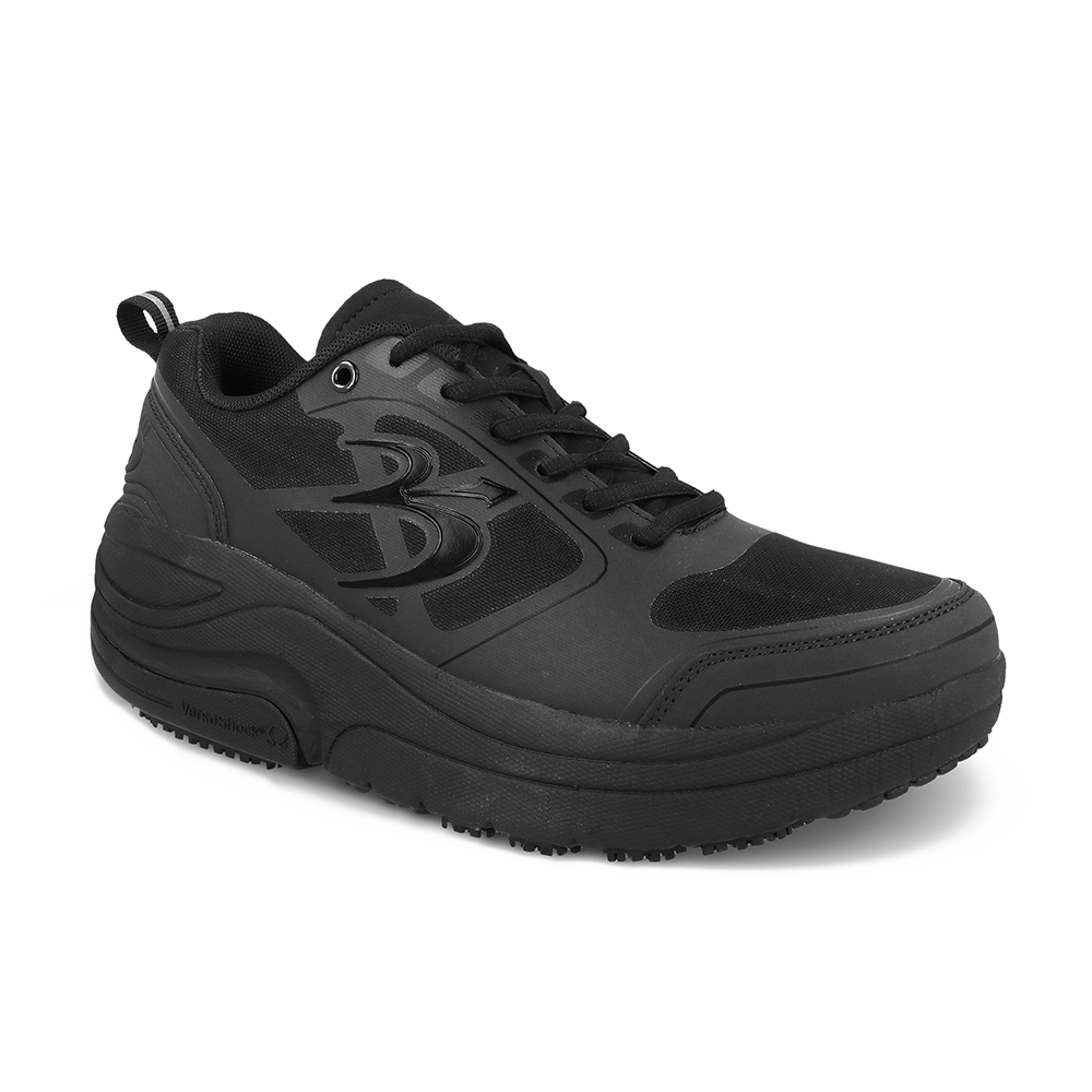 Gravity Defyer Re-Defy Women's Ion Slip Resistant Black Athletic Shoes - YB9025FBB